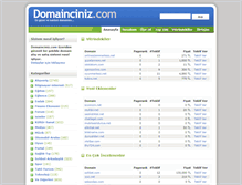 Tablet Screenshot of domainciniz.com